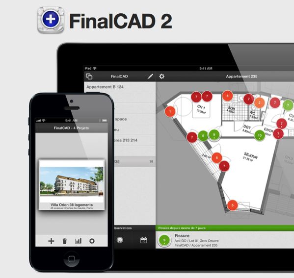 FinalCAD 2 : le suivi de chantier numérique