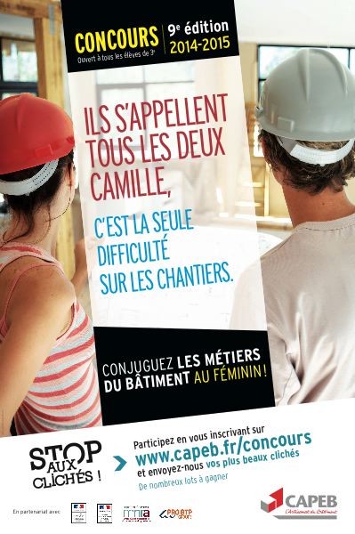 Conjuguez les métiers du bâtiment au féminin