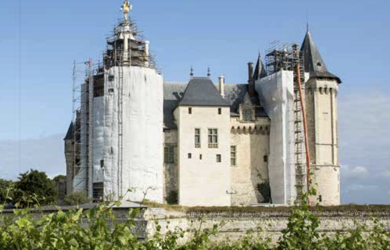 Château de Saumur : un épi de faîtage hors du commun