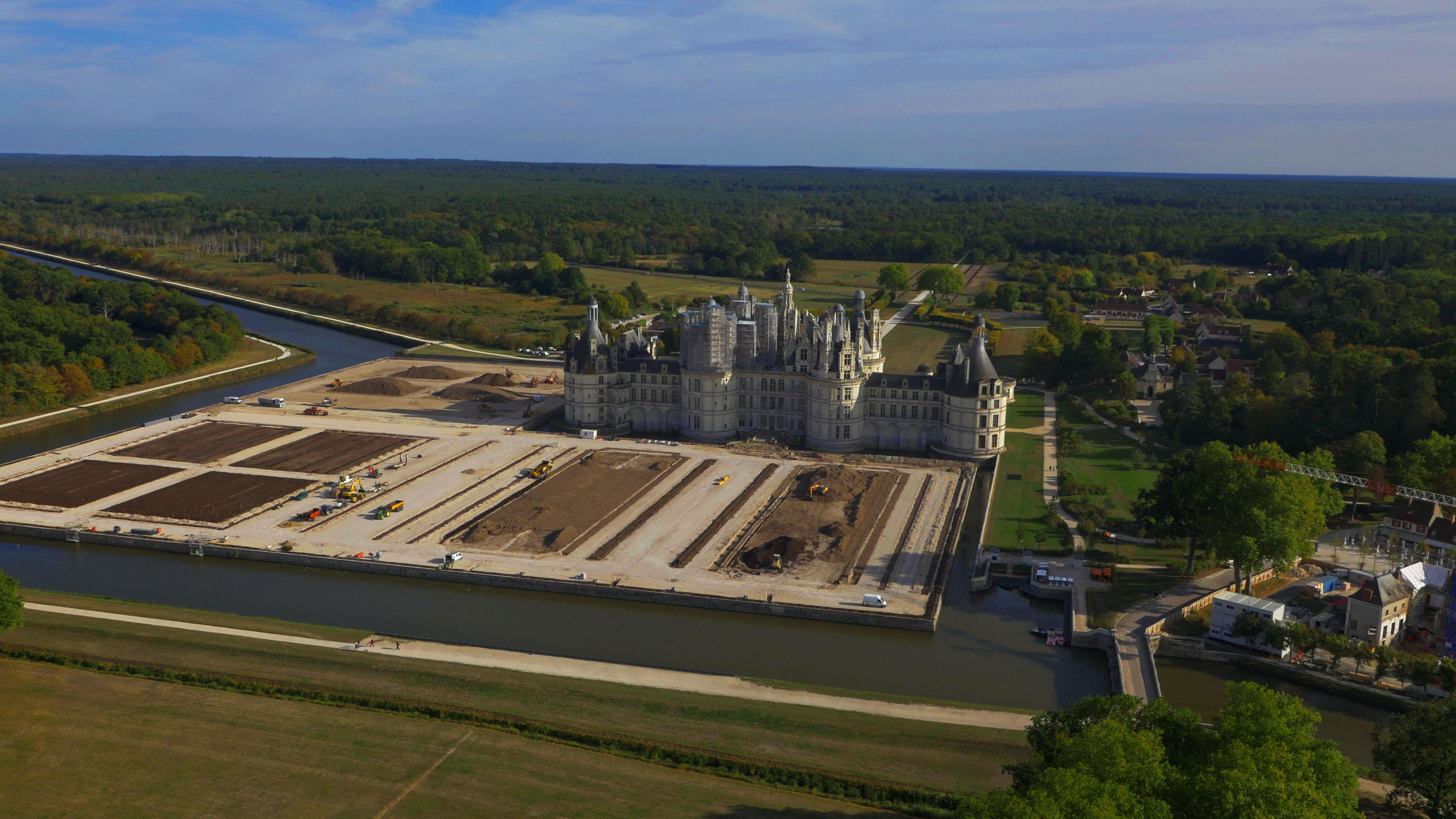 Renaissance des jardins à la française de Chambord