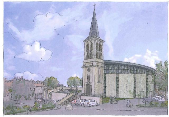 La nouvelle église de Gesté pour Noël 2017