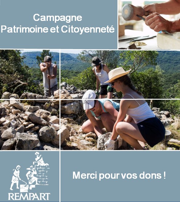 Rempart lance une campagne de financement participatif « Patrimoine et citoyenneté 2