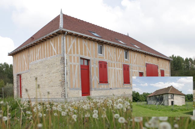 Les rubans du Patrimoine pour un bâtiment typique de l’habitat populaire du 19e